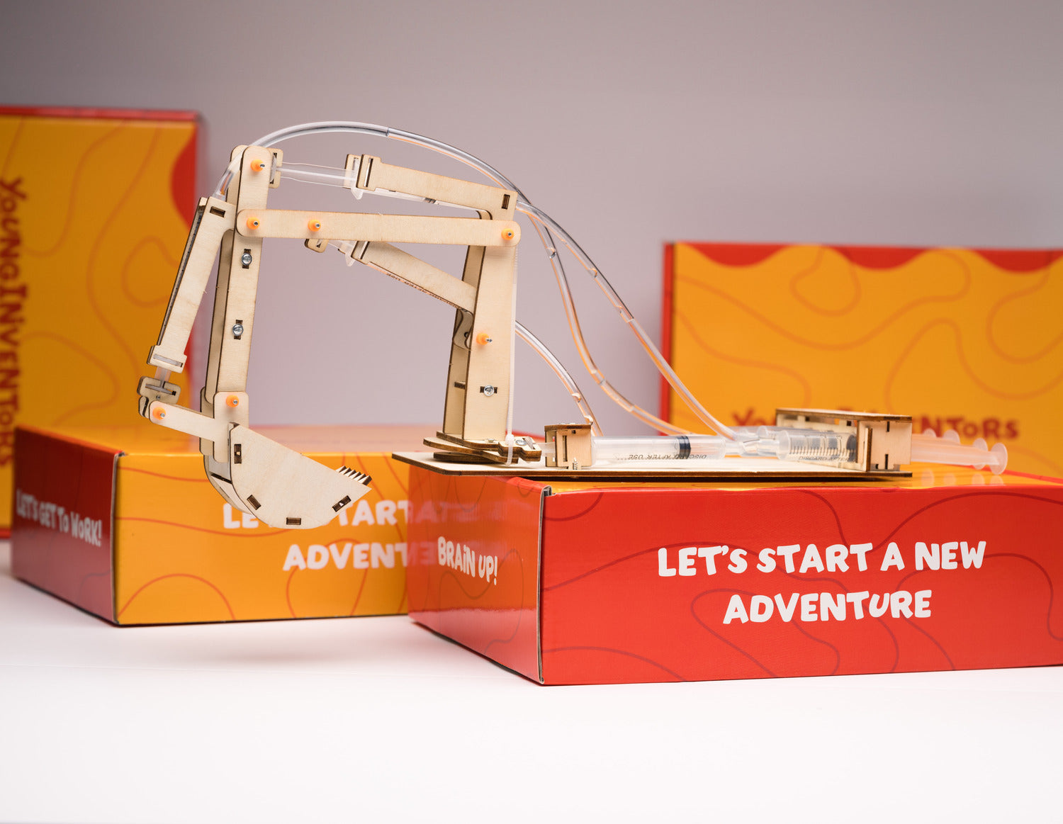 Hydraulic excavator stem toy uk
